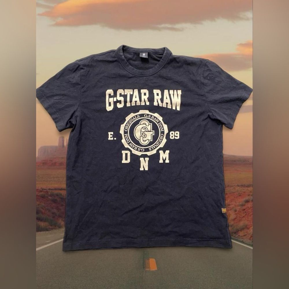 G-Star RAW Skater Casual Streetwear Black Graphic Logo T-shirt School Gym